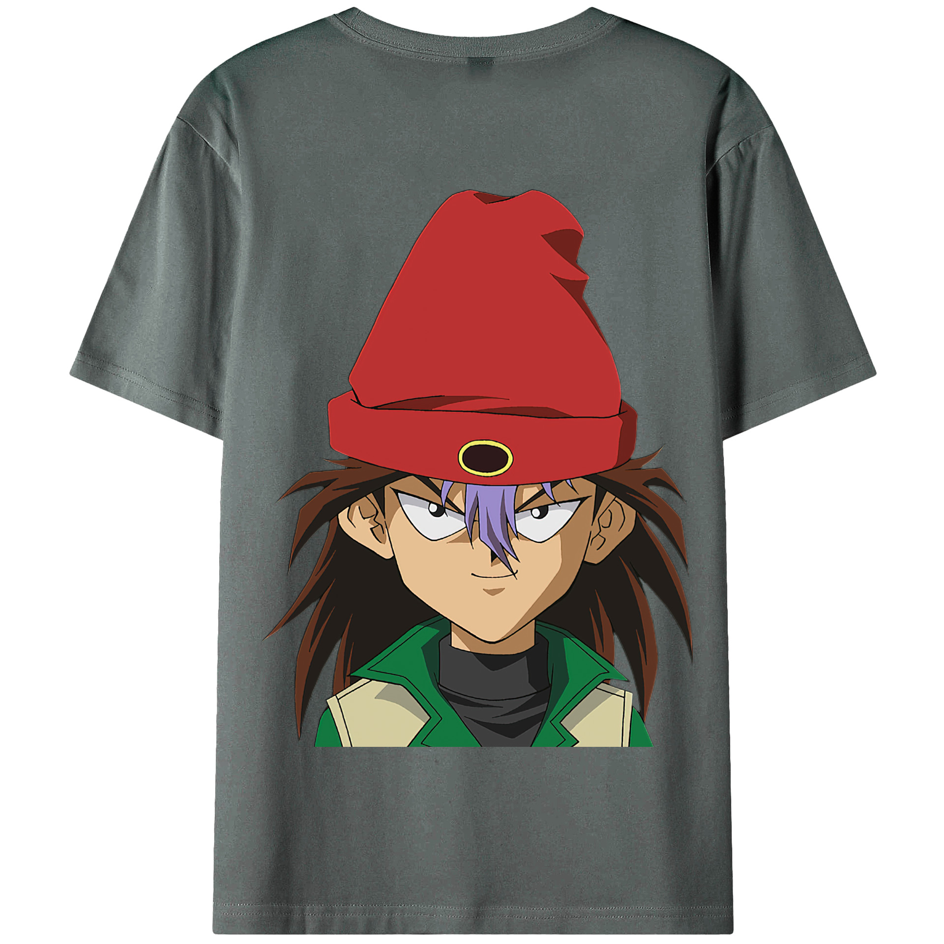 （画像用） 遊☆戯☆王 Yu-Gi-Oh! 綿100％半袖Tシャツ（背面プリント）